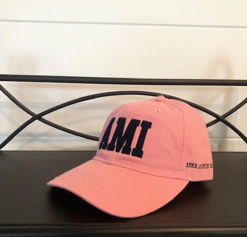 AMI stitched hat_pink