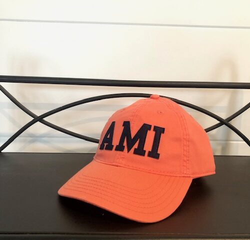 AMI stitched hat_coral